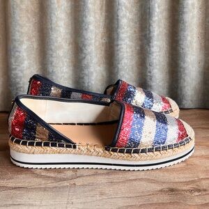 Tommy Hilfiger Carliss2 Platform Espadrille Flats Shoes